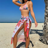 Sarong Three-pieces Bikini set